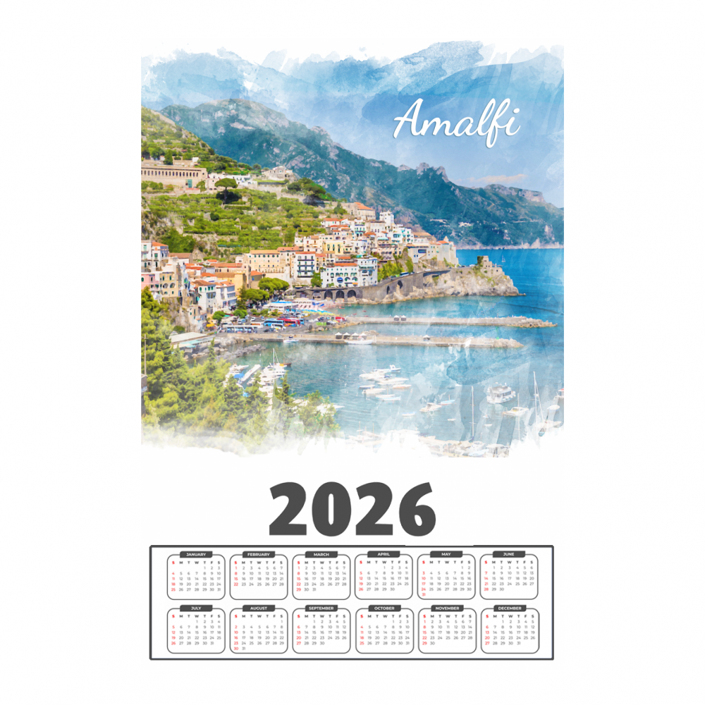 Calendario 2026 Amalfi