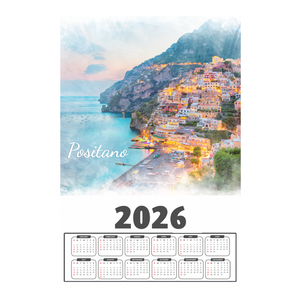 Calendario 2026 Positano